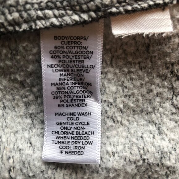 Lou & Grey Turtleneck Sweatshirt Gray Dress Size S - Picture 9 of 9